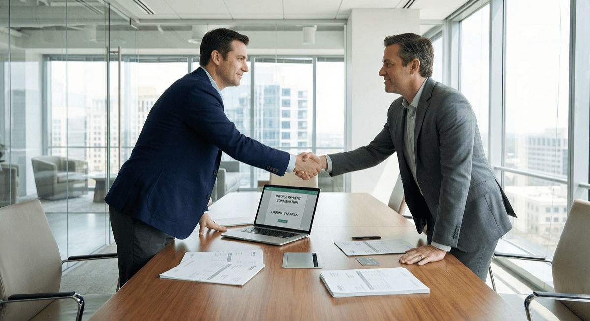 B2B merchant services and payment processing between businesses